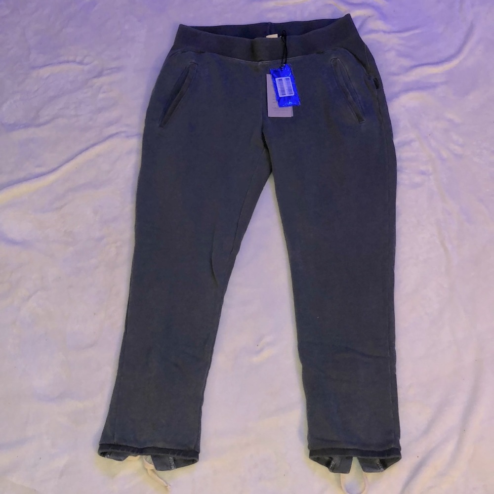 Avocado Charcoal Back Tie Sweatpants , M NWT